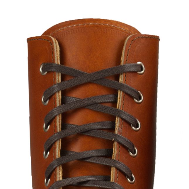 Red Wing 60-Inch Flache Waxed Spitze Waxed Baumwoll Schnürsenkel Unisex Braun | 4816-TLWKO