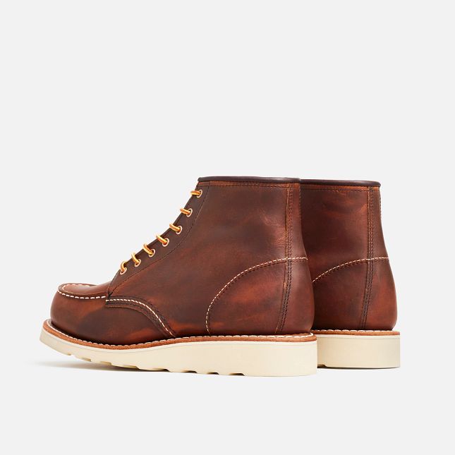 Red Wing 6-Inch Kurzes in Copper Rough & Tough Leder Heritage Stiefel Damen Kupfer | 6183-VZMCD