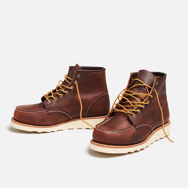 Red Wing 6-Inch Kurzes in Copper Rough & Tough Leder Heritage Stiefel Damen Kupfer | 6183-VZMCD