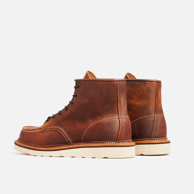 Red Wing 6-Inch in Copper Rough & Tough Leder Heritage Stiefel Herren Kupfer | 3278-NMAVP