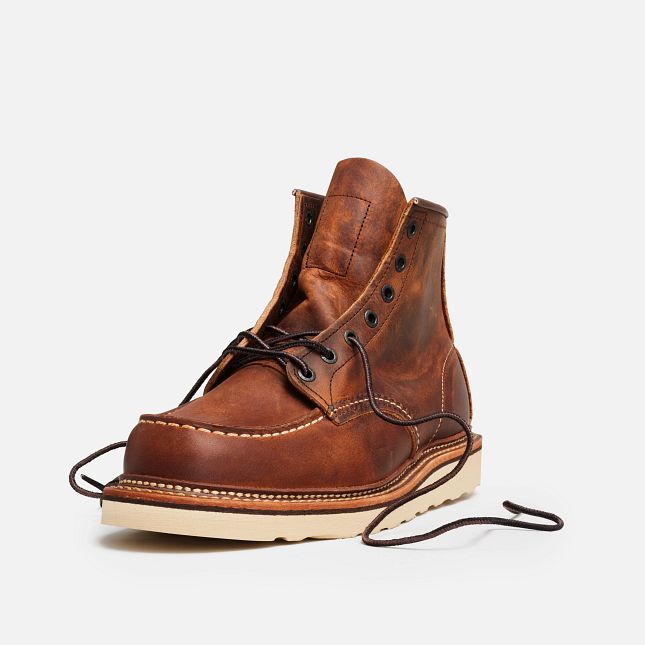 Red Wing 6-Inch in Copper Rough & Tough Leder Heritage Stiefel Herren Kupfer | 3278-NMAVP