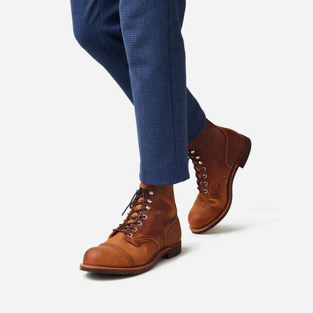 Red Wing 6-Inch in Copper Rough & Tough Leder Heritage Schuhe Herren Kupfer | 7453-WCNFQ