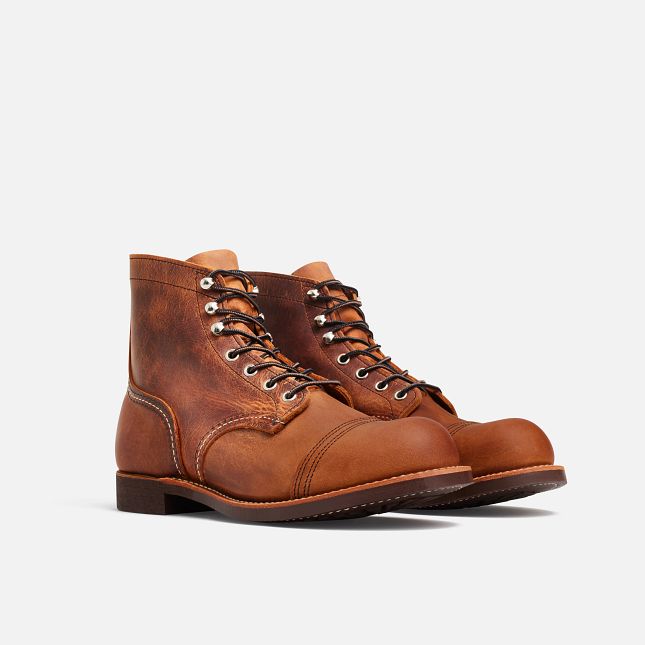 Red Wing 6-Inch in Copper Rough & Tough Leder Heritage Schuhe Herren Kupfer | 7453-WCNFQ