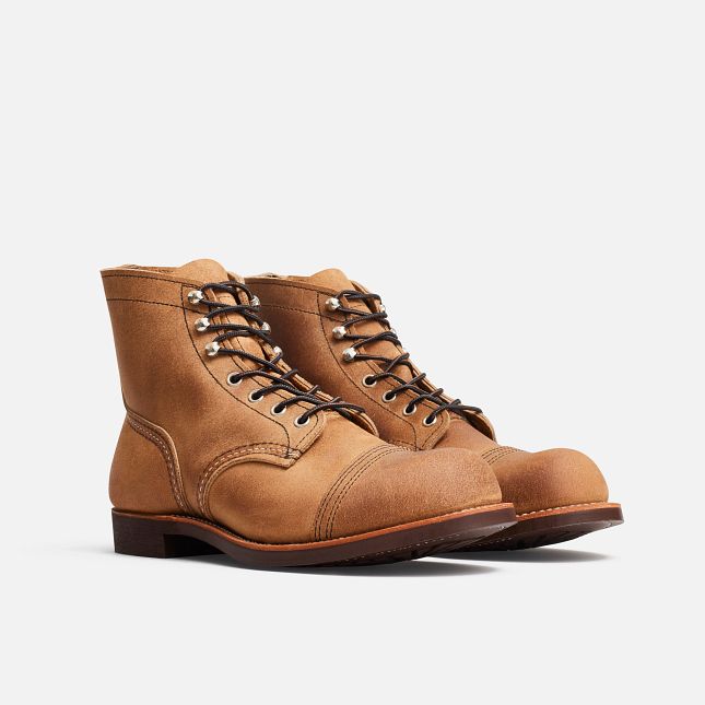 Red Wing 6-Inch in Hawthorne Muleskinner Leder Heritage Schuhe Herren Braun | 0489-WVGDF