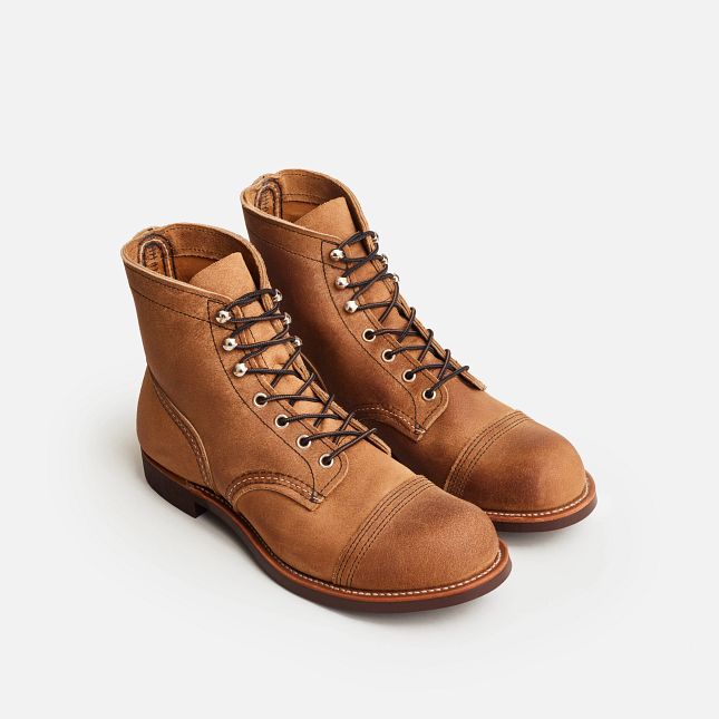 Red Wing 6-Inch in Hawthorne Muleskinner Leder Heritage Schuhe Herren Braun | 0489-WVGDF