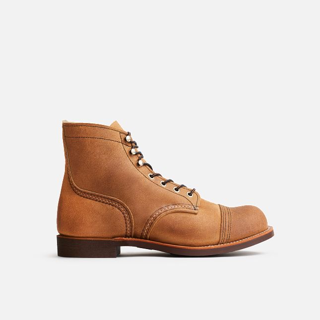 Red Wing 6-Inch in Hawthorne Muleskinner Leder Heritage Schuhe Herren Braun | 0489-WVGDF