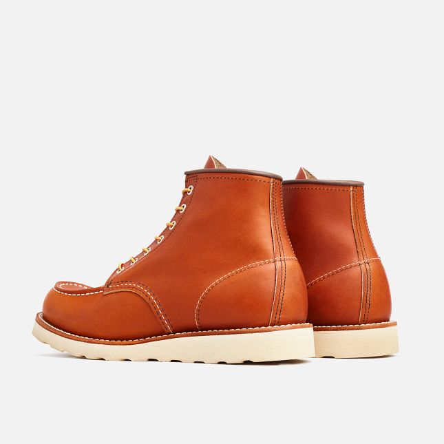 Red Wing 6-Inch in Oro Legacy Leder Heritage Stiefel Herren Braun | 0657-BJIUH