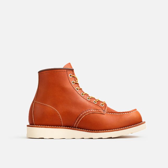 Red Wing 6-Inch in Oro Legacy Leder Heritage Stiefel Herren Braun | 0657-BJIUH