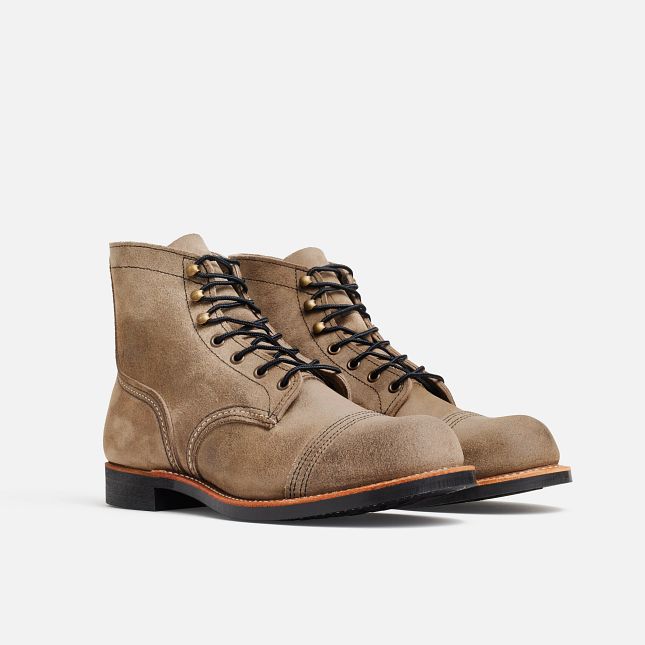 Red Wing 6-inch in Slate Muleskinner Leder Heritage Schuhe Herren Braun | 9317-ZIXWQ