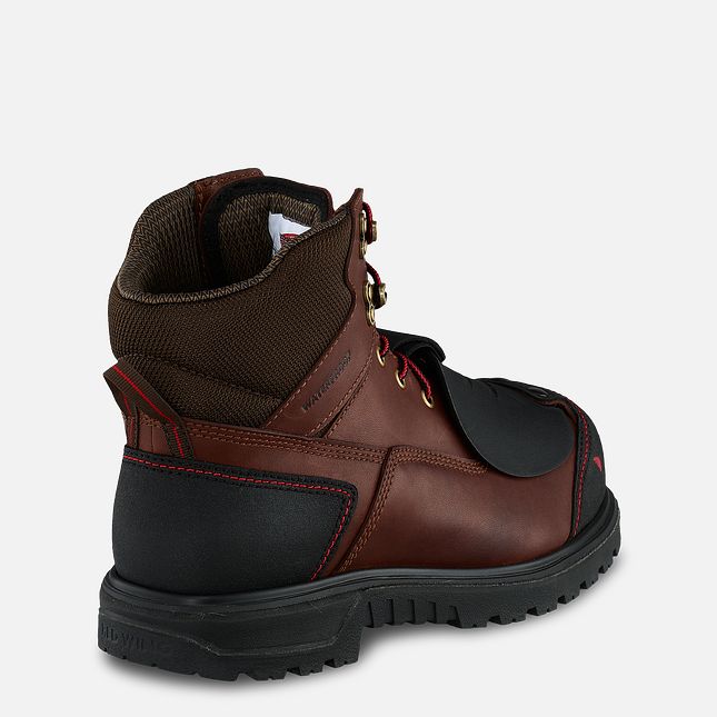 Red Wing Brnr Xp 6-inch Metguard Wasserdichte Schuhe Herren Braun | 9284-KQLVD