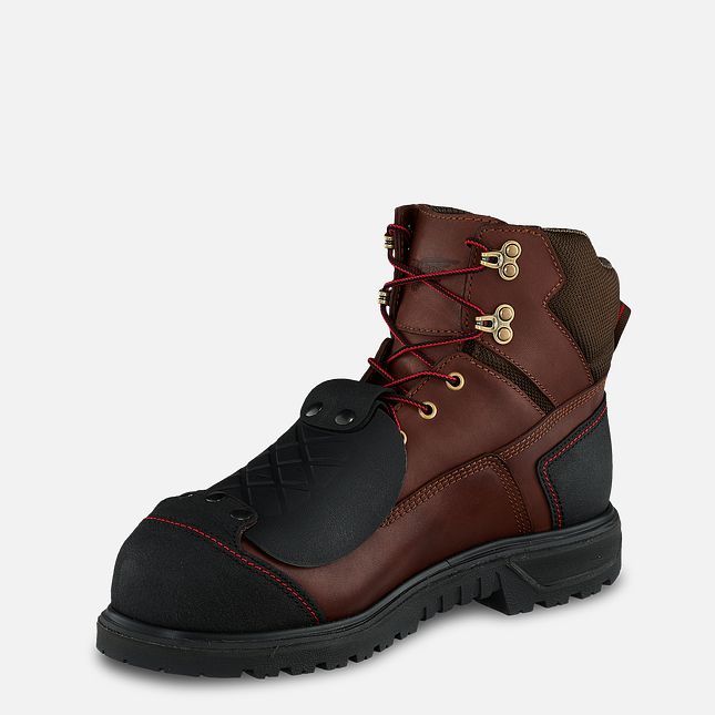 Red Wing Brnr Xp 6-inch Metguard Wasserdichte Schuhe Herren Braun | 9284-KQLVD