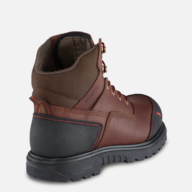 Red Wing Brnr Xp 6-inch Wasserdichte Arbeitsstiefel Herren Braun | 0427-YLDEU