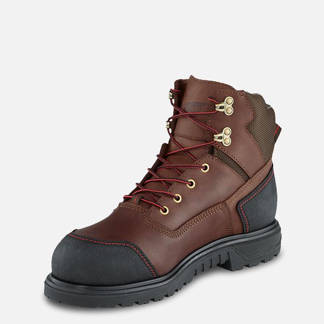 Red Wing Brnr Xp 6-inch Wasserdichte Arbeitsstiefel Herren Braun | 0427-YLDEU