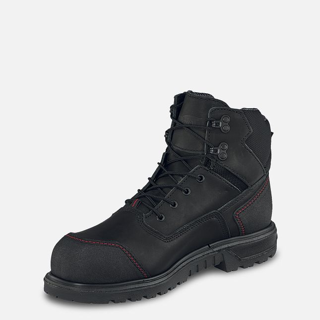 Red Wing Brnr Xp 6-inch Wasserdichte Arbeitsstiefel Herren Schwarz | 6194-KDYNM