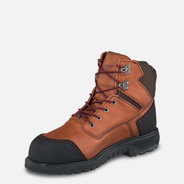 Red Wing Brnr Xp 6-inch Wasserdichte Arbeitsstiefel Herren Braun | 7563-AOXMT