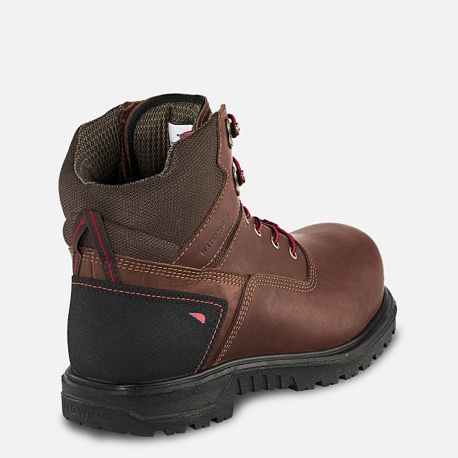 Red Wing Brnr Xp 6-inch Wasserdichte CSA Arbeitsstiefel Herren Braun | 1769-EKBSA