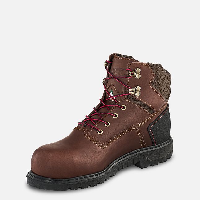 Red Wing Brnr Xp 6-inch Wasserdichte CSA Arbeitsstiefel Herren Braun | 1769-EKBSA