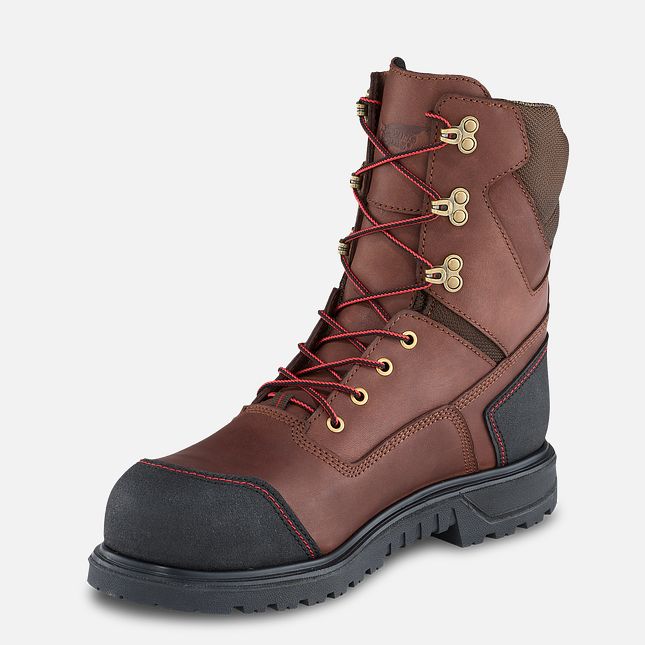 Red Wing Brnr Xp 8-inch Insulated, Wasserdichte Sicherheitsschuhe Herren Braun | 1073-FGXTV