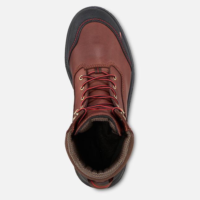 Red Wing Brnr Xp 8-inch Insulated, Wasserdichte Sicherheitsschuhe Herren Braun | 1073-FGXTV