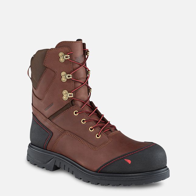 Red Wing Brnr Xp 8-inch Insulated, Wasserdichte Arbeitsstiefel Herren Braun | 2609-JVAQS