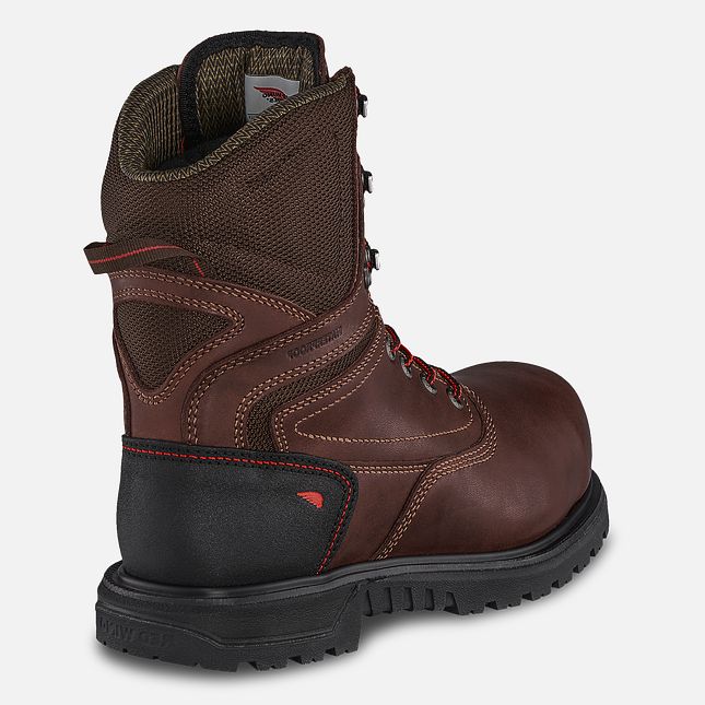 Red Wing Brnr Xp 8-inch Wasserdichte CSA Arbeitsschuhe Damen Braun | 0728-ZUGKC