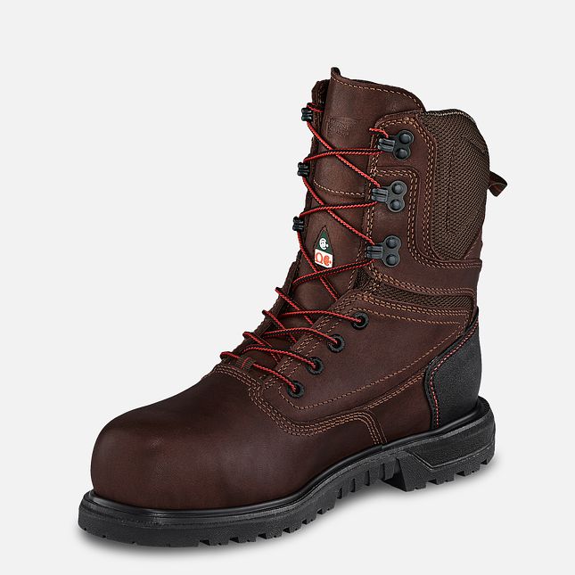 Red Wing Brnr Xp 8-inch Wasserdichte CSA Arbeitsschuhe Damen Braun | 0728-ZUGKC