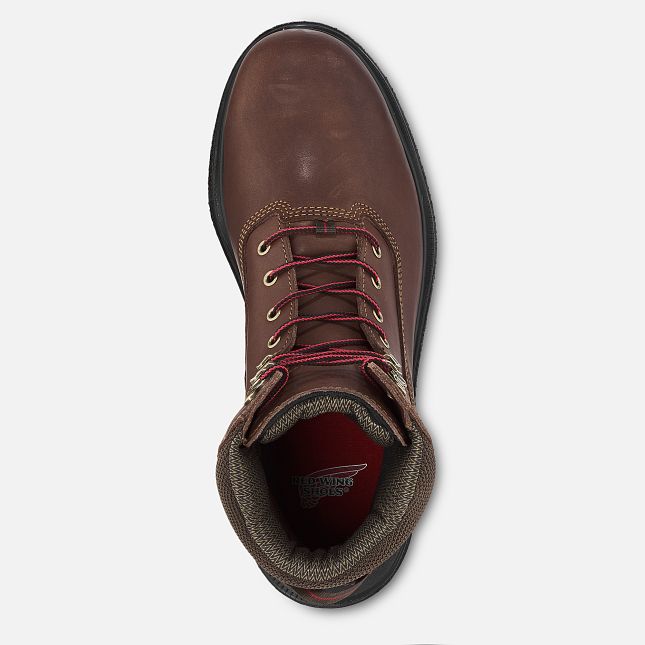 Red Wing Brnr Xp 8-inch Wasserdichte CSA Sicherheitsschuhe Herren Braun | 3425-TBMYI