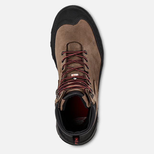 Red Wing Burnside 8-inch CSA Wasserdichte Schuhe Herren Braun | 2983-QGLXB