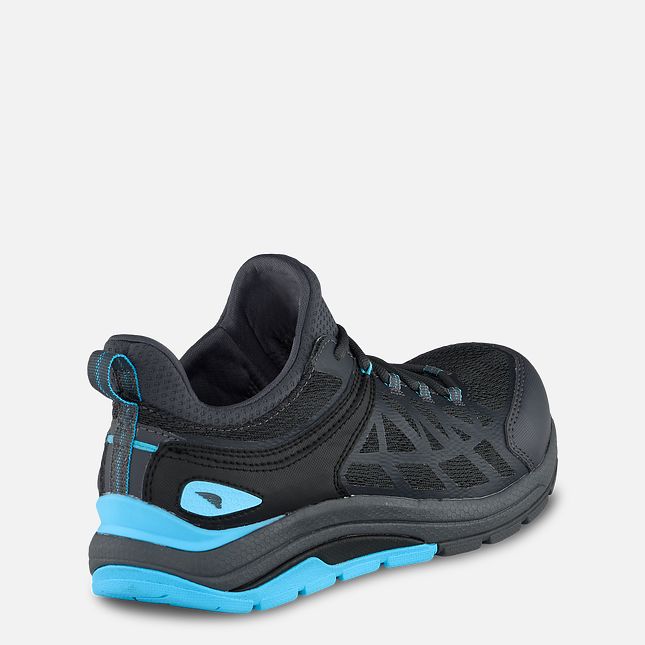 Red Wing Cooltech™ Athletics Sicherheits Kappe Arbeitsschuhe Damen Schwarz Blau | 0479-KNCQY