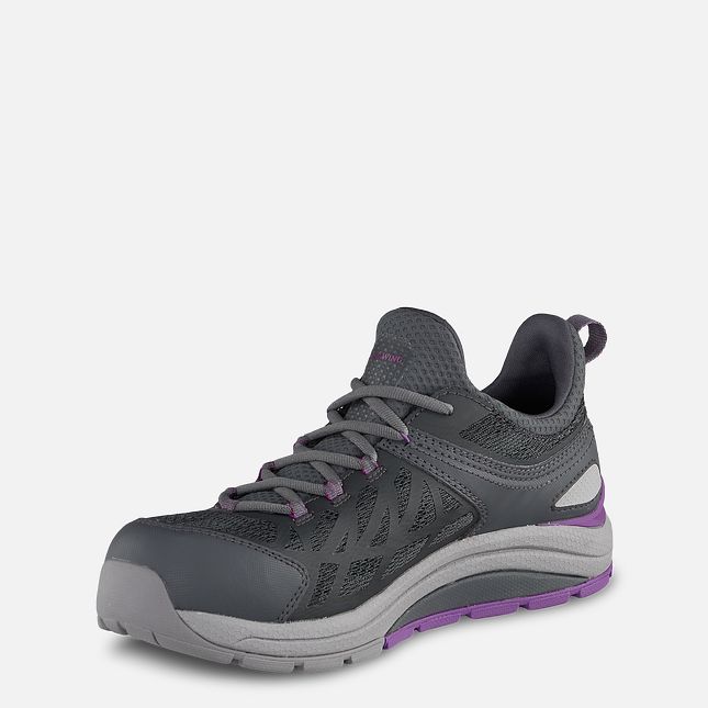 Red Wing Cooltech™ Athletics Sicherheits Kappe Arbeitsschuhe Damen Grau Lila | 8259-SOJLI