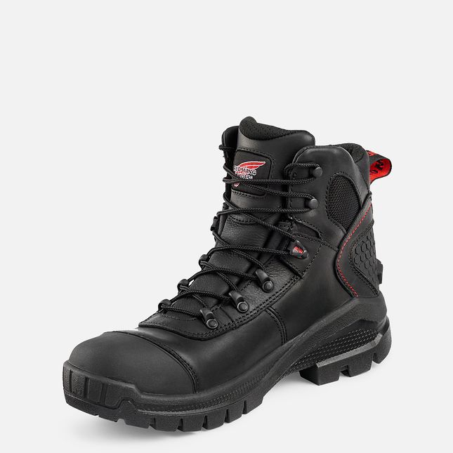 Red Wing Crv™ 6-inch Wasserdichte Sicherheitsschuhe Herren Schwarz | 4085-KULAV