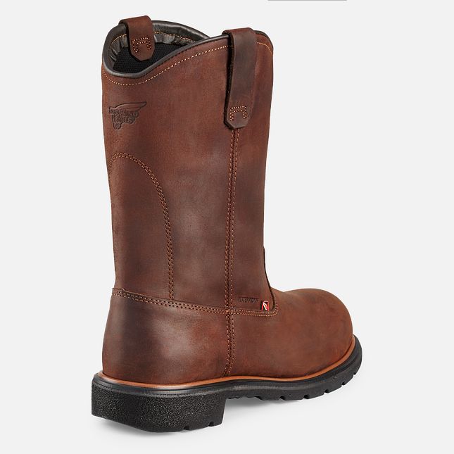 Red Wing Dynaforce® 11-inch Wasserdichte Pull-On Arbeitsstiefel Herren Braun | 6710-OYQAE