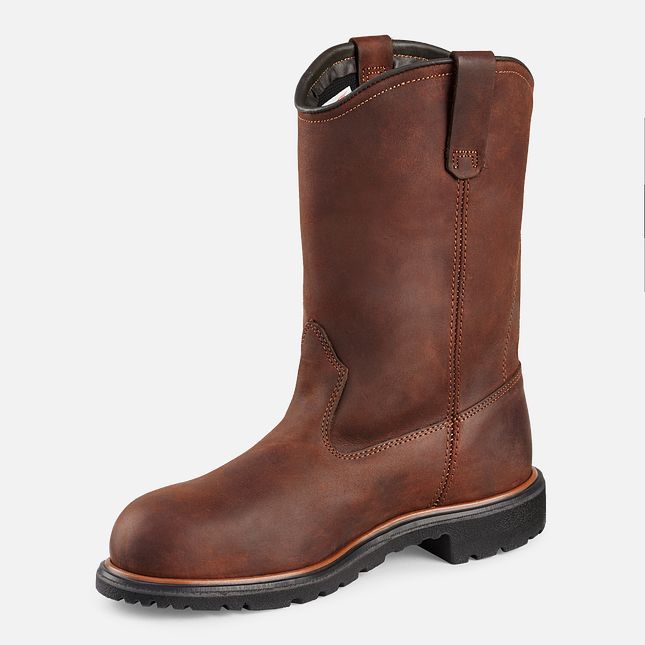 Red Wing Dynaforce® 11-inch Wasserdichte Pull-On Arbeitsstiefel Herren Braun | 6710-OYQAE