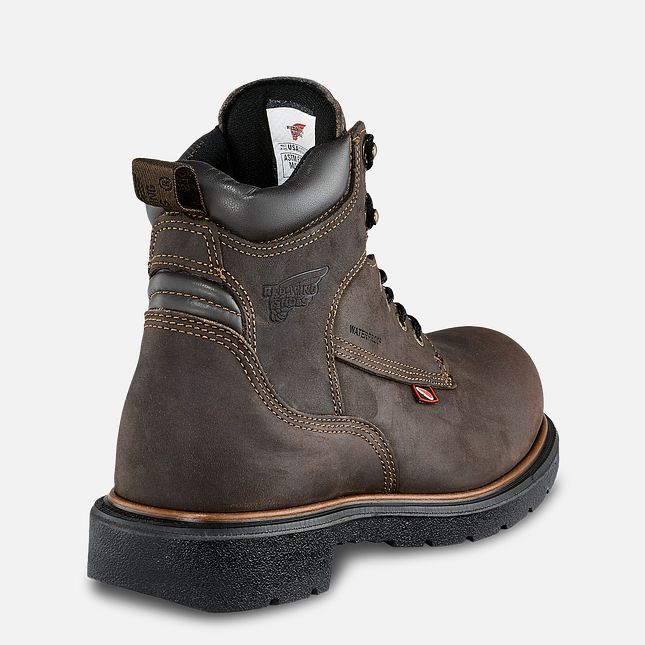 Red Wing Dynaforce® 6-inch Insulated, Wasserdichte Arbeitsstiefel Herren Braun | 0514-IPQFL