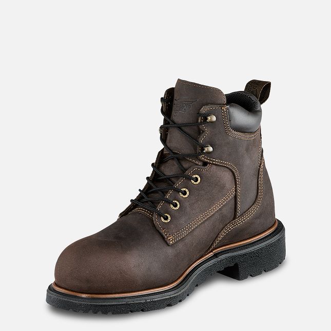 Red Wing Dynaforce® 6-inch Insulated, Wasserdichte Arbeitsstiefel Herren Braun | 0514-IPQFL