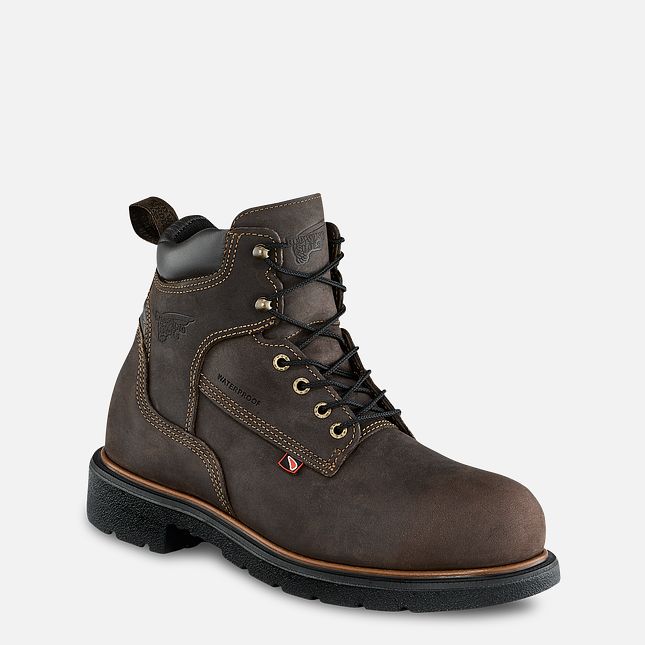 Red Wing Dynaforce® 6-inch Insulated, Wasserdichte Arbeitsstiefel Herren Braun | 3097-QWOTR