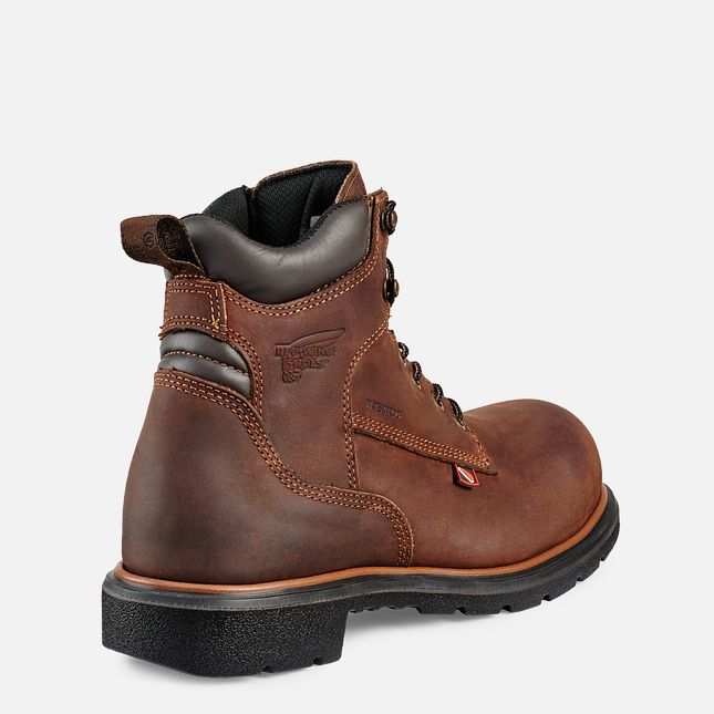 Red Wing Dynaforce® 6-inch Wasserdichte Arbeitsstiefel Herren Braun | 2410-FUZAO