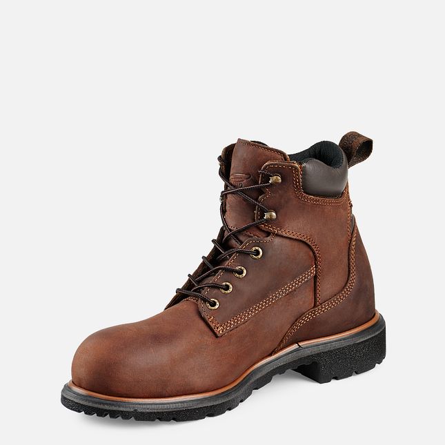 Red Wing Dynaforce® 6-inch Wasserdichte Arbeitsstiefel Herren Braun | 2410-FUZAO