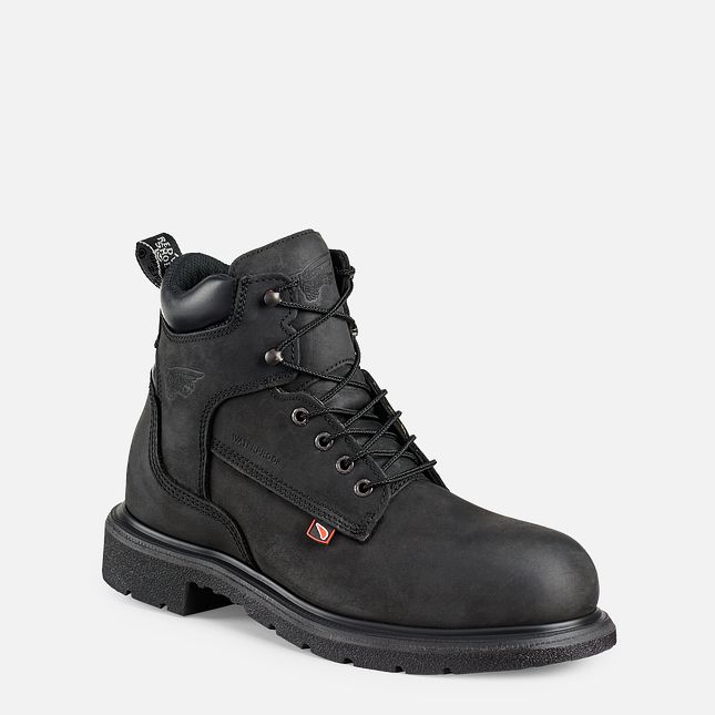 Red Wing Dynaforce® 6-inch Wasserdichte Arbeitsstiefel Herren Schwarz | 8346-QTZFB