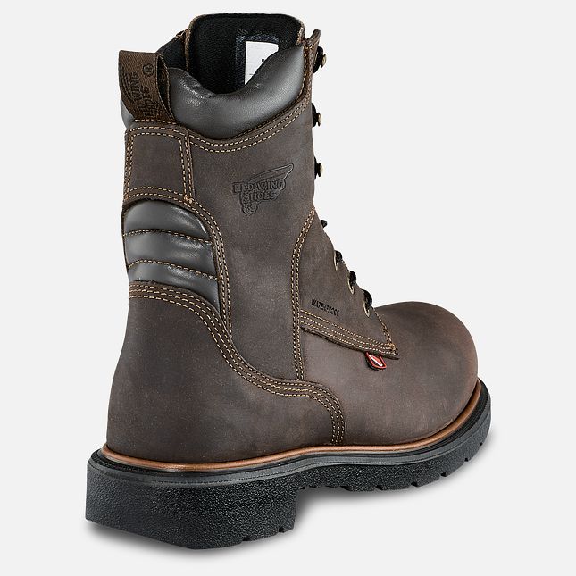 Red Wing Dynaforce® 8-inch Insulated, Wasserdichte Sicherheitsschuhe Herren Braun | 6412-RUIMS