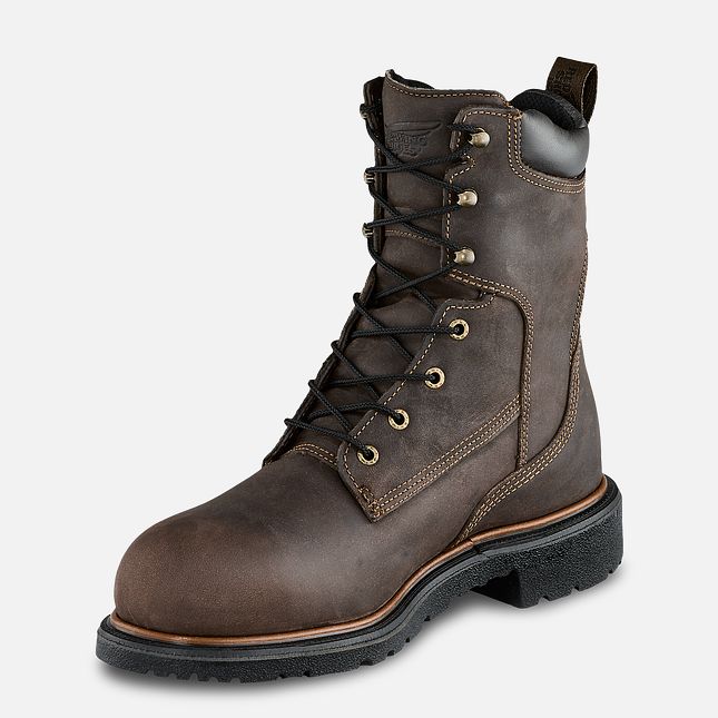 Red Wing Dynaforce® 8-inch Insulated, Wasserdichte Sicherheitsschuhe Herren Braun | 6412-RUIMS