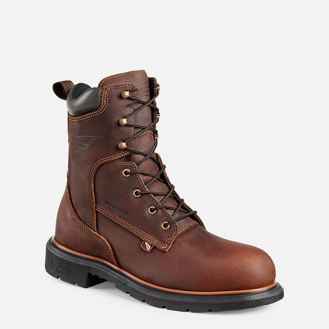 Red Wing Dynaforce® 8-inch Wasserdichte Arbeitsstiefel Herren Braun | 2017-SCIZE