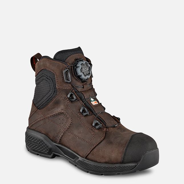 Red Wing Exos Lite 6-inch Wasserdichte Sicherheitsschuhe Herren Braun | 2134-IVWZT