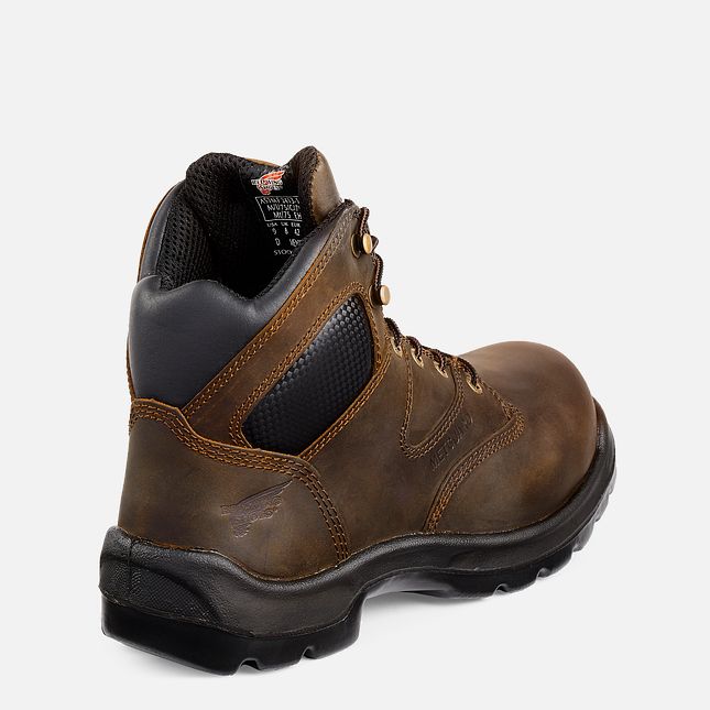 Red Wing Flexbond 6-inch Metguard Arbeitsstiefel Herren Braun | 2086-IATHF