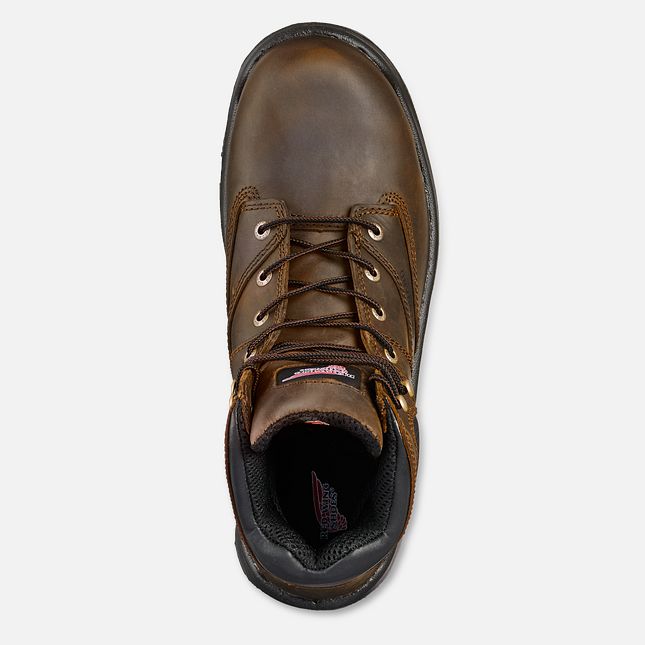 Red Wing Flexbond 6-inch Metguard Arbeitsstiefel Herren Braun | 2086-IATHF