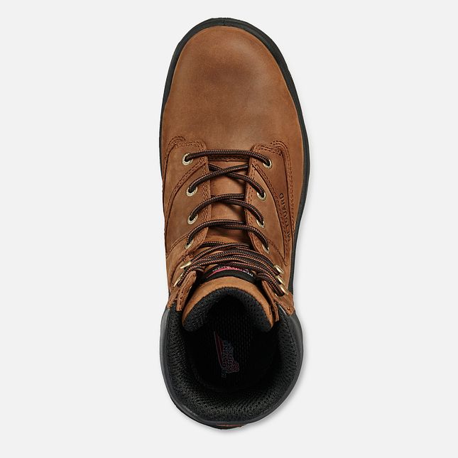 Red Wing Flexbond 8-inch Metguard Arbeitsstiefel Herren Braun | 8250-QAKUH