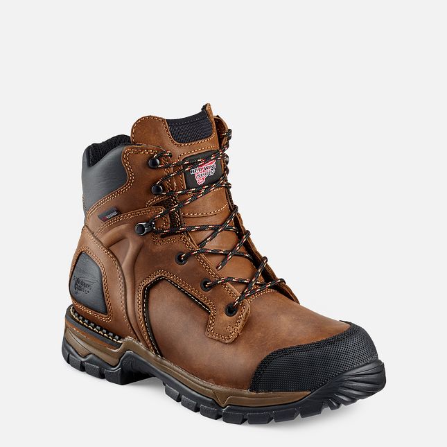 Red Wing Flexforce® 6-inch Wasserdichte Schuhe Herren Braun | 0283-LUBWC