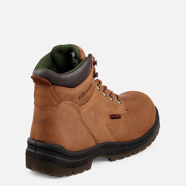 Red Wing King Kappe® 6-inch Arbeitsstiefel Herren Braun | 5734-IQLTS