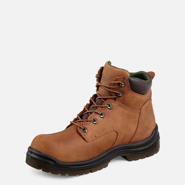 Red Wing King Kappe® 6-inch Arbeitsstiefel Herren Braun | 5734-IQLTS