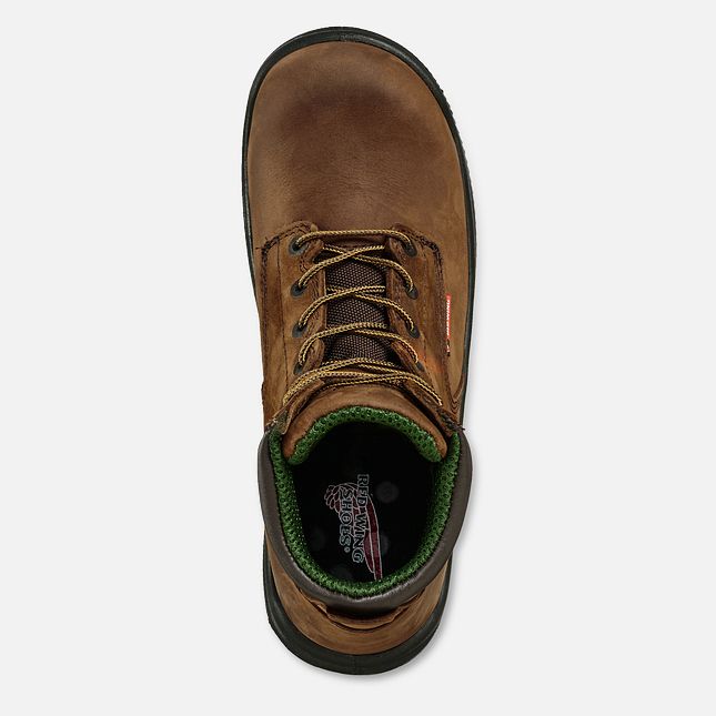 Red Wing King Kappe® 6-inch Sicherheitsschuhe Herren Braun | 7912-IJZKL